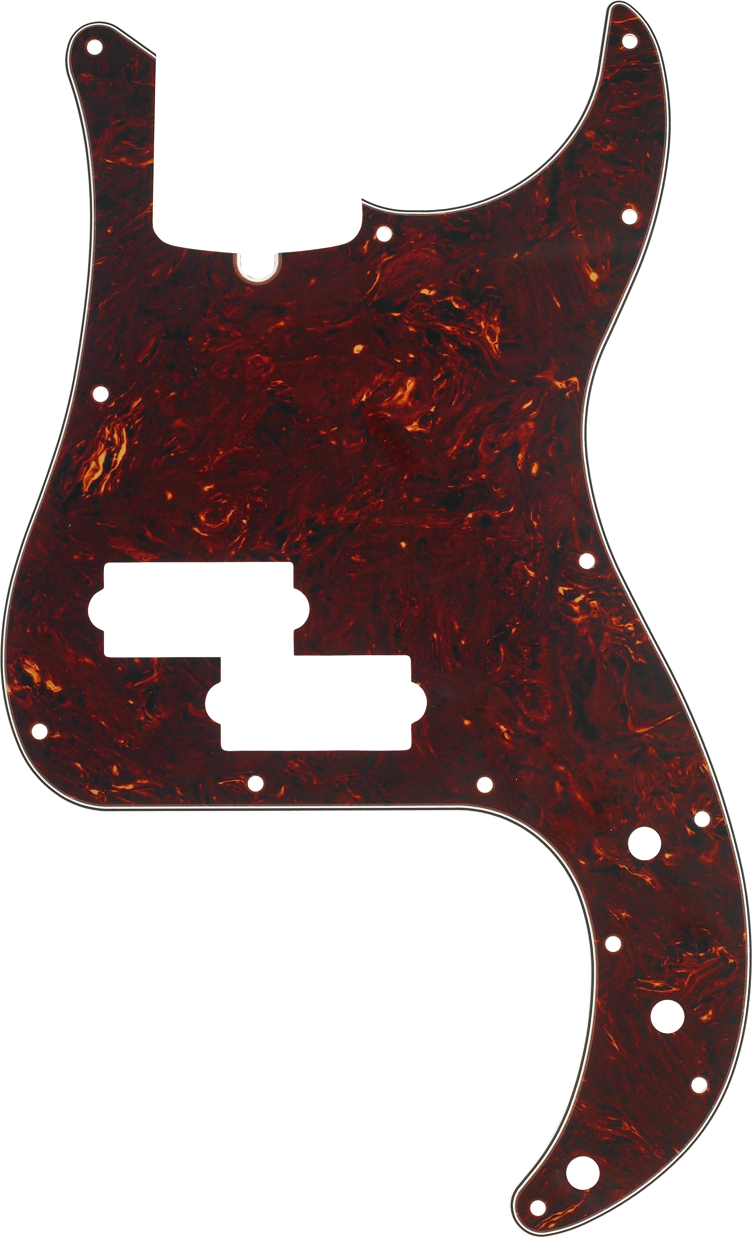 13-Hole Multi-Ply Modern-Style Precision Bass Pickguards - Image 3