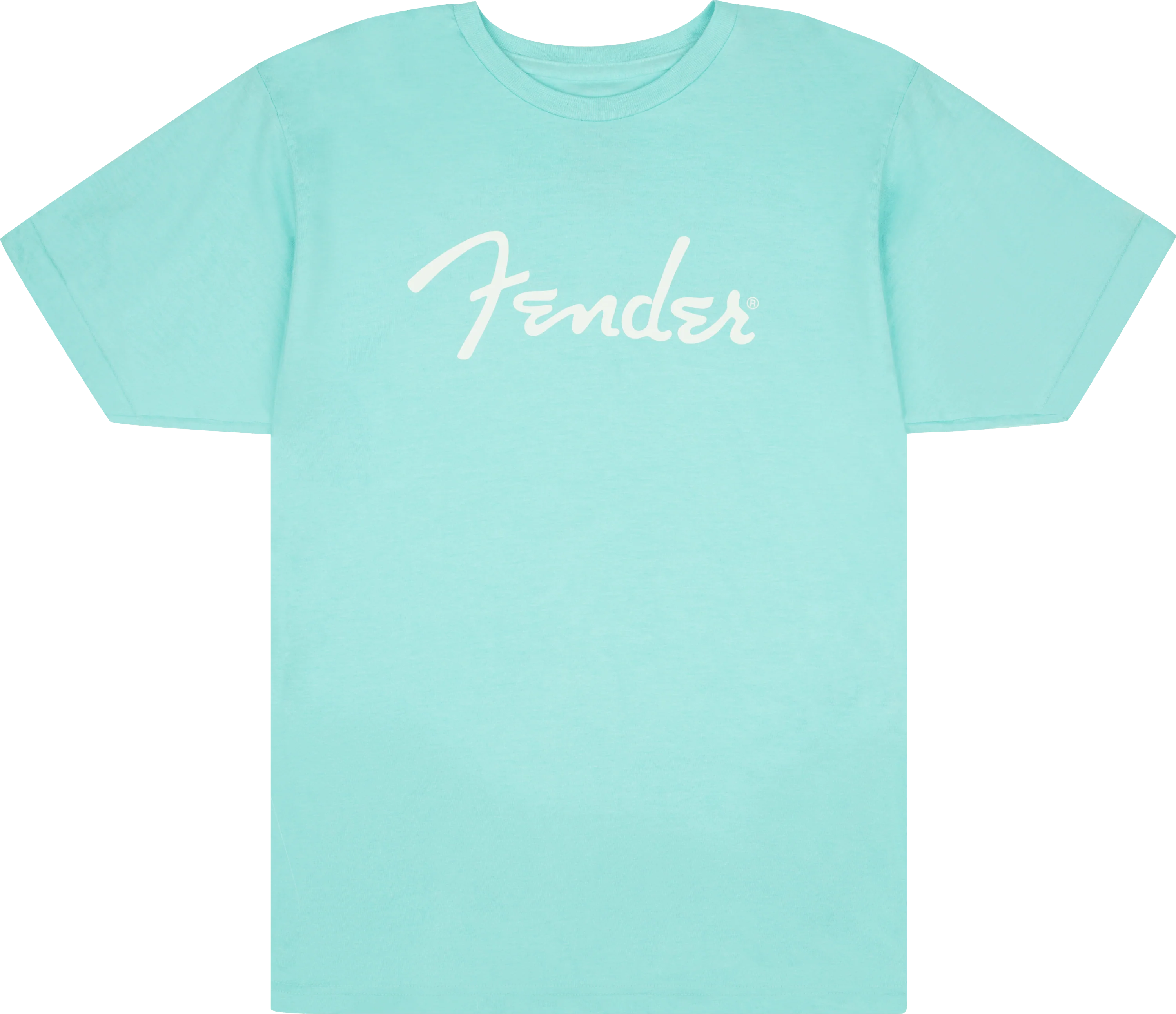 Fender® Spaghetti Logo T-Shirt, Daphne Blue - Image 7