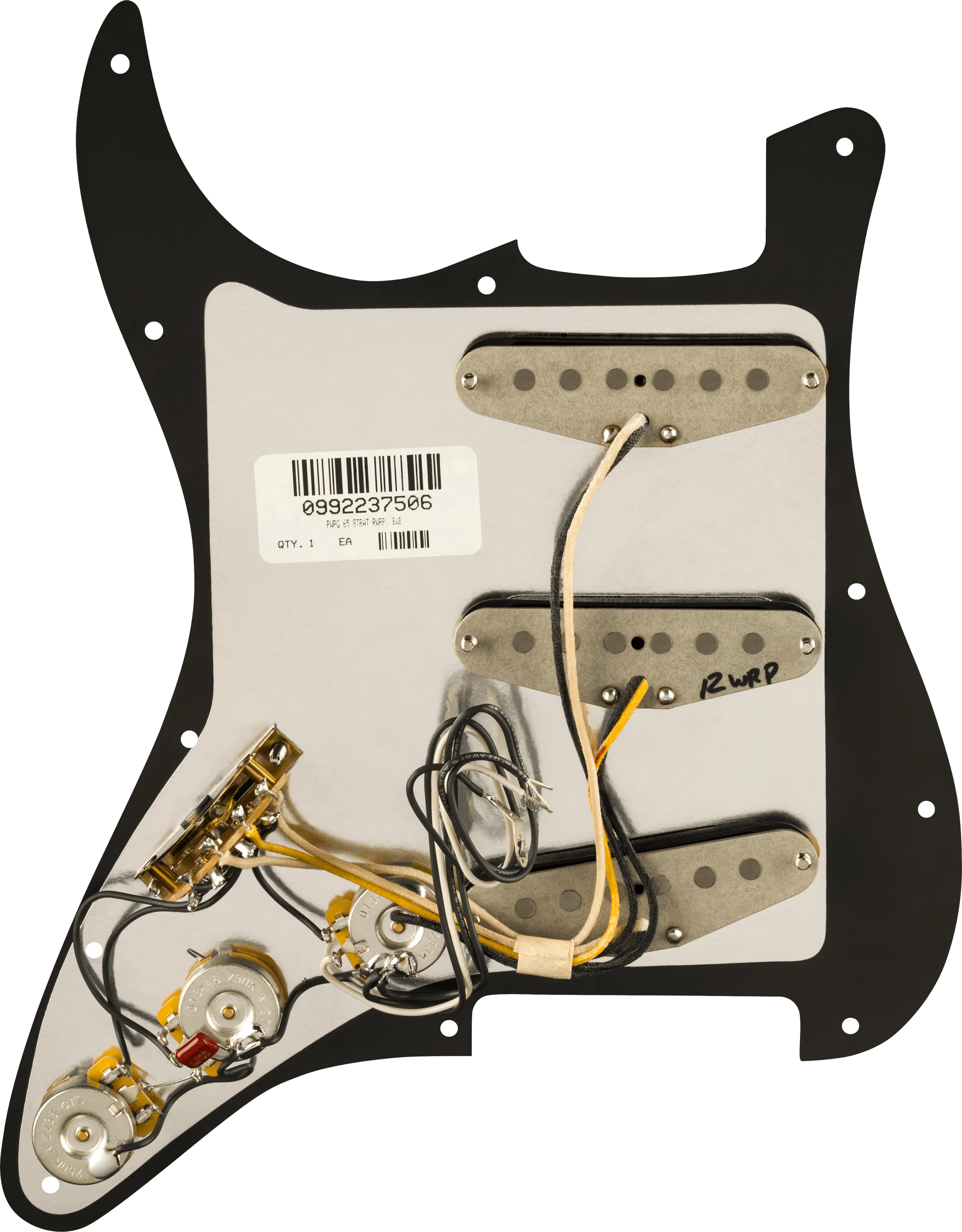 Pre-Wired Strat® Pickguard, Pure Vintage '65 w/RWRP Middle - Image 2