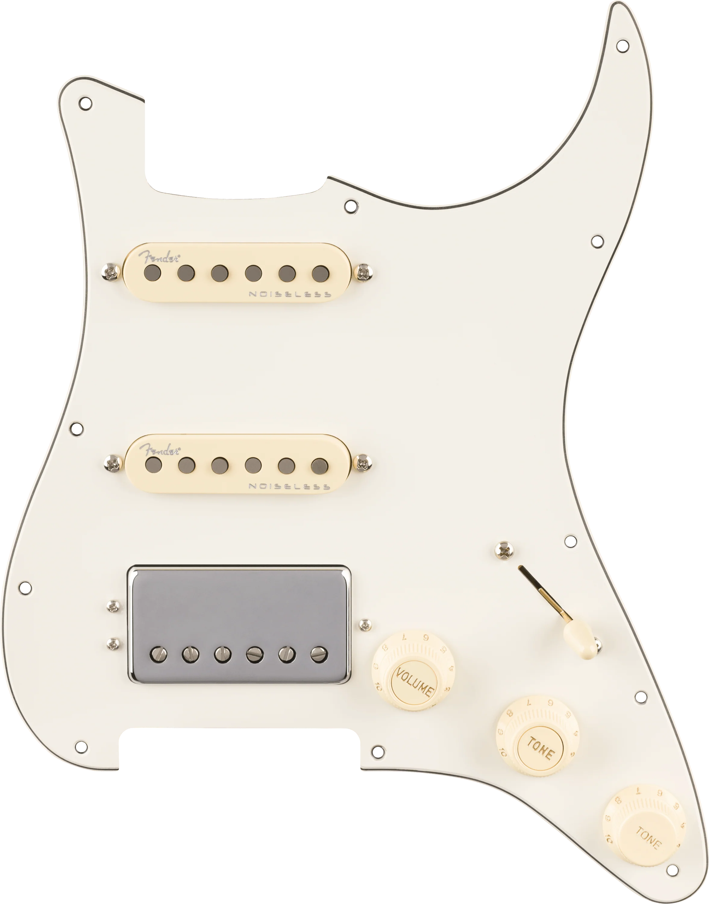Pre-Wired Strat® Pickguard, Quadra Tap™/Ultra Noiseless™ HSS - Image 3