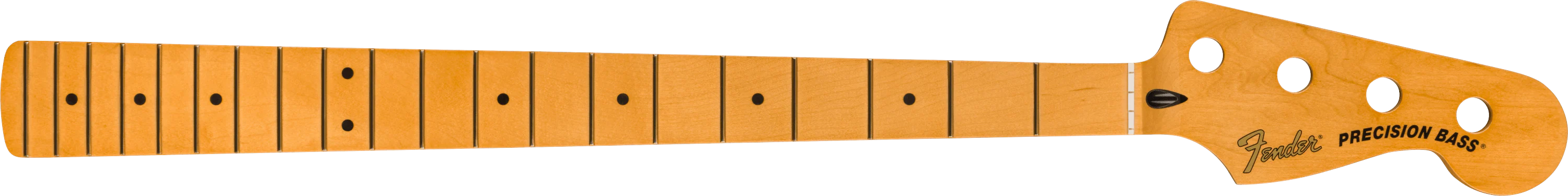 Precision to Jazz Bass Conversion Neck, 20 Med Jumbo Frets, 12" Radius