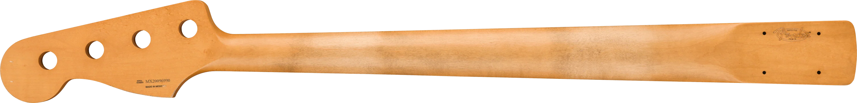 Road Worn® '60's Jazz Bass® Neck, 20 Medium Jumbo Frets, Pau Ferro, C Shape - Image 2