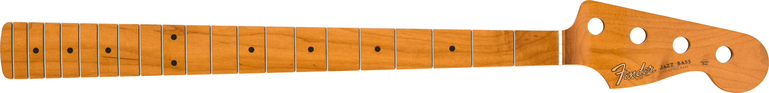 Roasted Maple Vintera® '60's Jazz Bass® Neck, 20 Vintage Frets, 7.25", "C" Shape