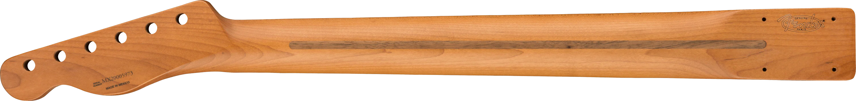 Roasted Maple Vintera® Mod '50's Telecaster® Neck, 21 Medium Jumbo Frets, 9.5", "V" Shape - Image 2
