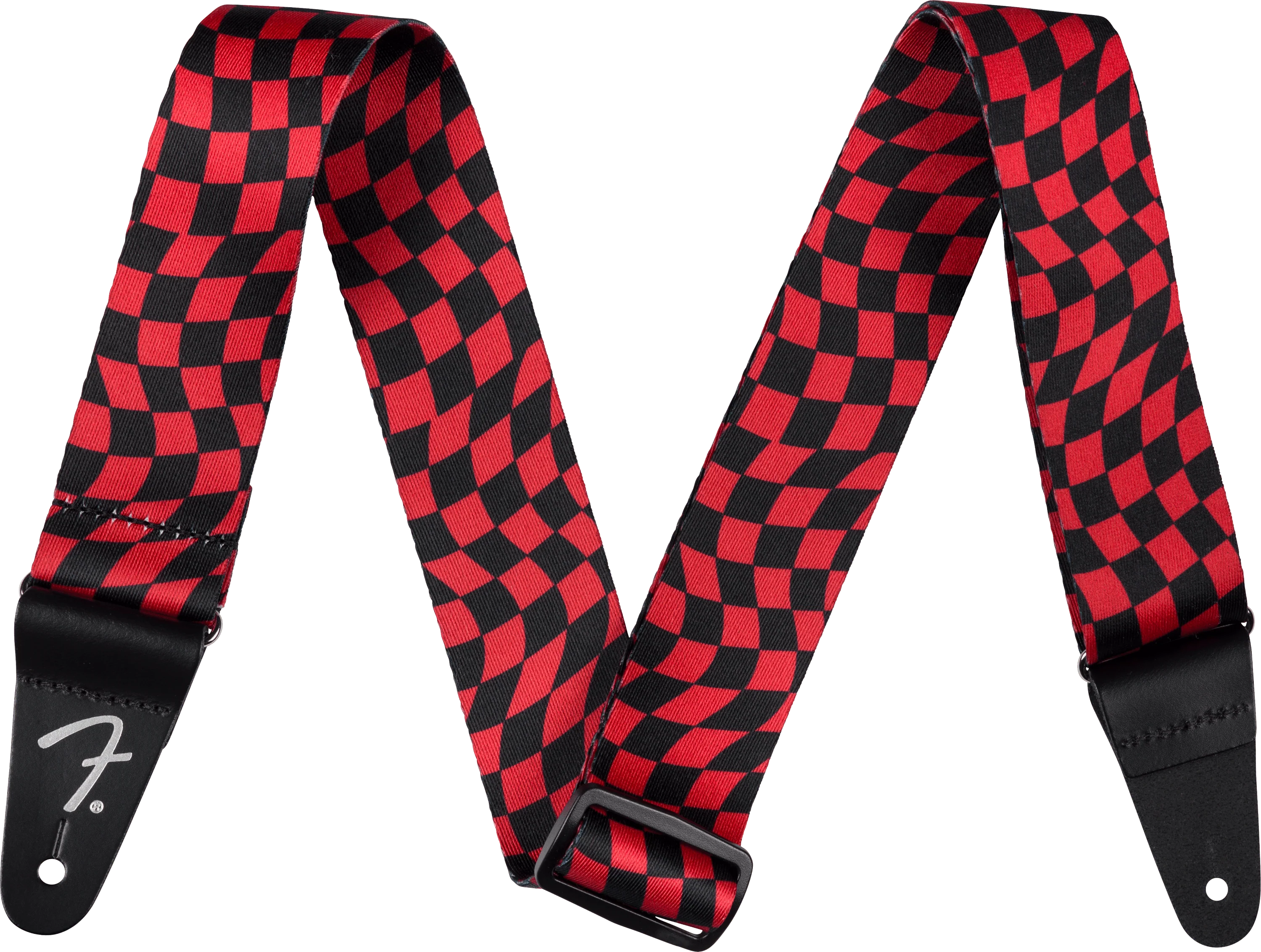 Wavy Checkerboard Polyester Strap