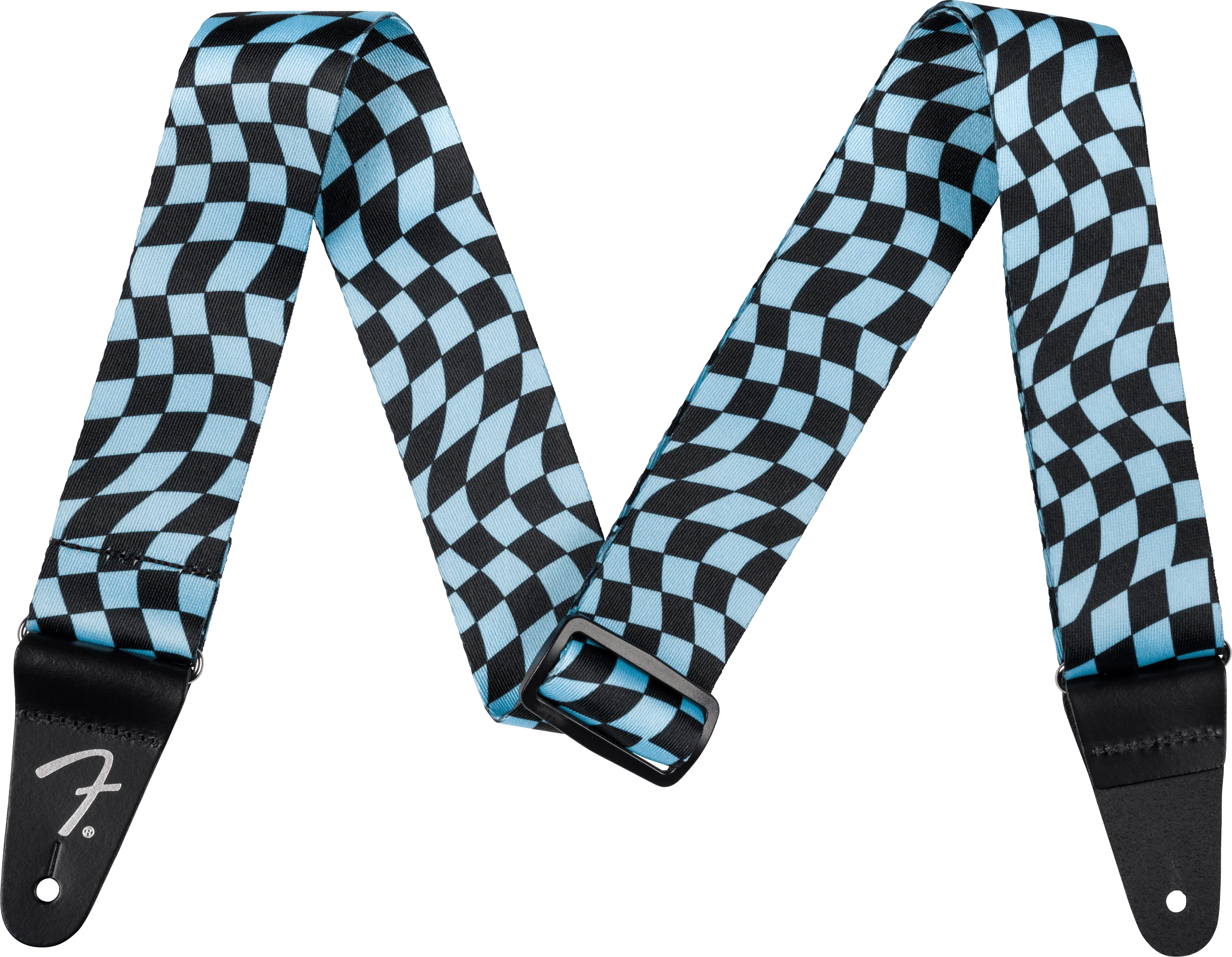 Wavy Checkerboard Polyester Strap - Image 3